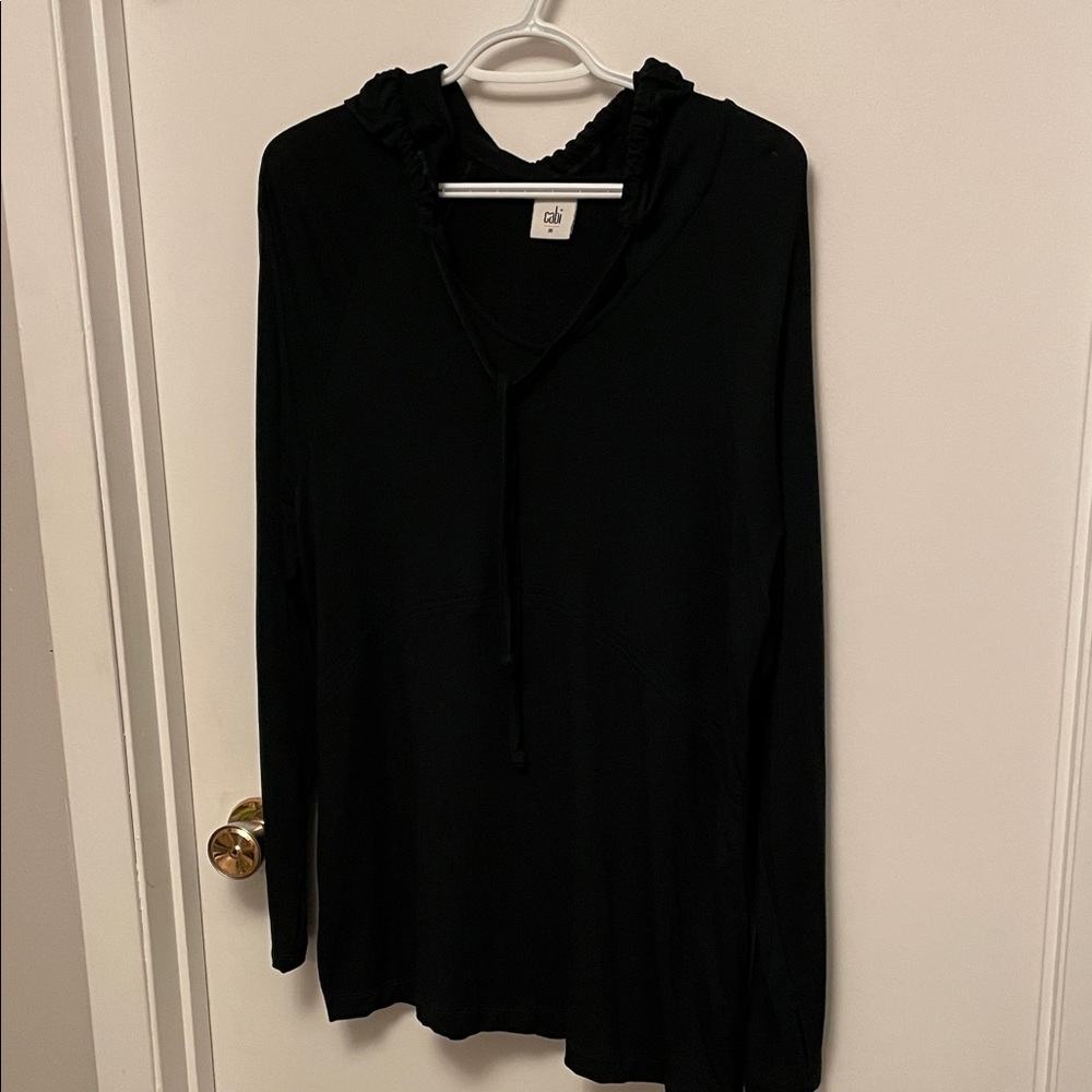 Cabi Teal Long Sleeve Hoodie Size Medium